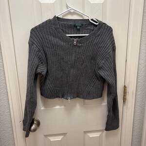 Wild Fable Grey Cropped‎ Cardigan